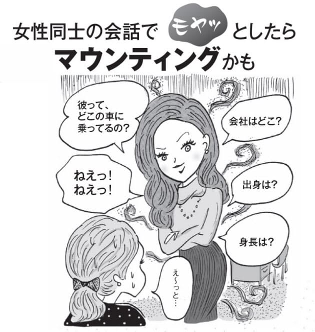 女性同士のイヤな感じ 正体は マウンティング Nikkei Style 女性同士のイヤな感じ 正体は マウンティング Nikkei Style
