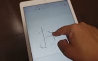 iPadエア2で文字を手書き入力すると、わずかながら反応が早く使いやすく感じる
