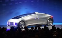 独ダイムラーがCESで発表した次世代の自動運転コンセプトカー（1月、米ラスベガス）