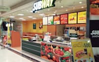サンドイッチチェーンの「サブウェイ」。全国に474店舗を展開中（15年1月末時点）