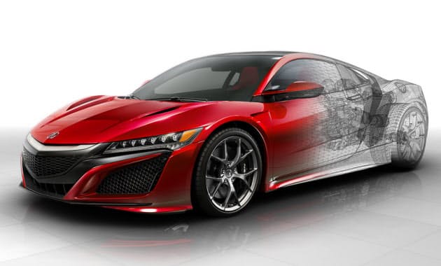 軽量で高剛性 ホンダ 新型 Nsx の技術詳細発表 日本経済新聞