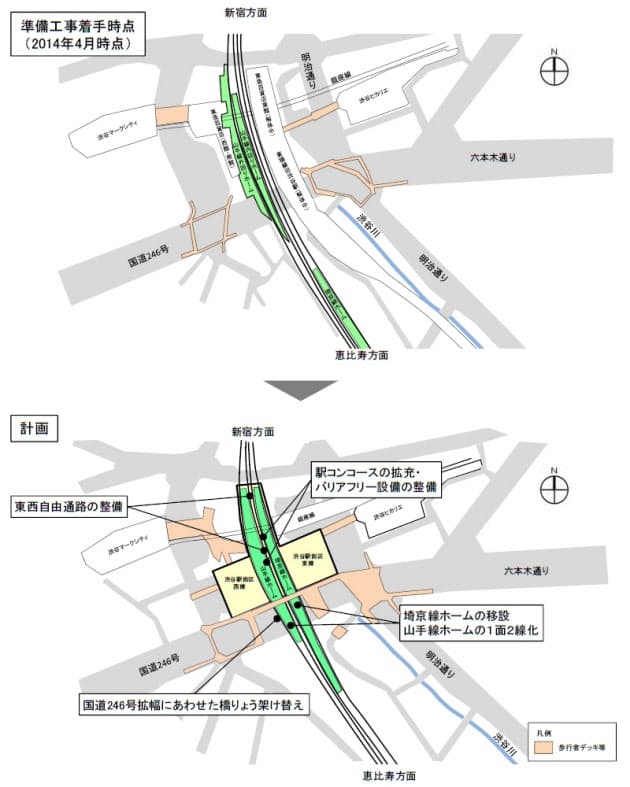 渋谷駅再開発の駅本体工事 いよいよ9月に着手 日本経済新聞