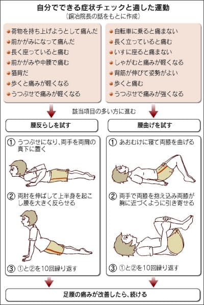 腰痛 8割は原因不明 体操やストレッチで改善 Nikkei Style
