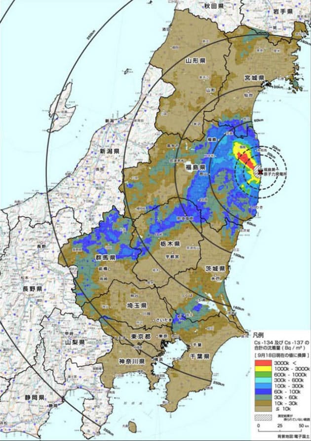東京 神奈川のセシウム分布図公表 奥多摩町など高く Nikkei Style 東京 神奈川のセシウム分布図公表 奥多摩町など高く Nikkei Style