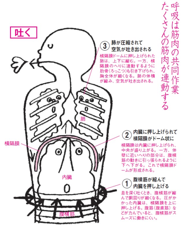 息 が 深く 吸え ない