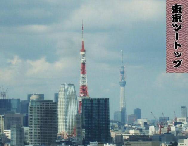 スカイツリーと東京タワーが並んで見える場所 日本一の地下道 逆さスカイツリー 東 Nikkei Style