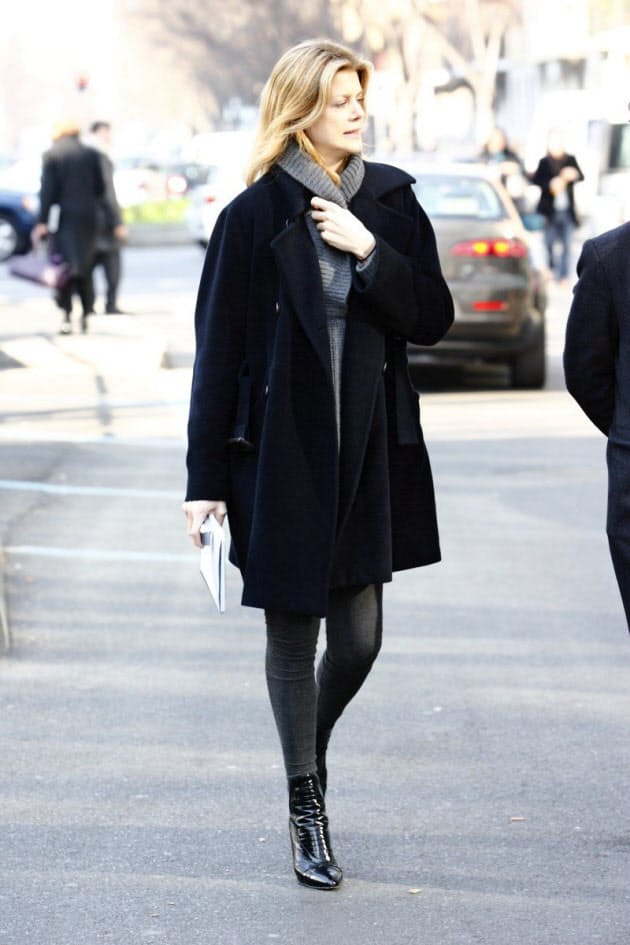 40代になったらベストシルエットを意識 ミラノマダムに学ぶ 40代女性 冬の着こな Nikkei Style
