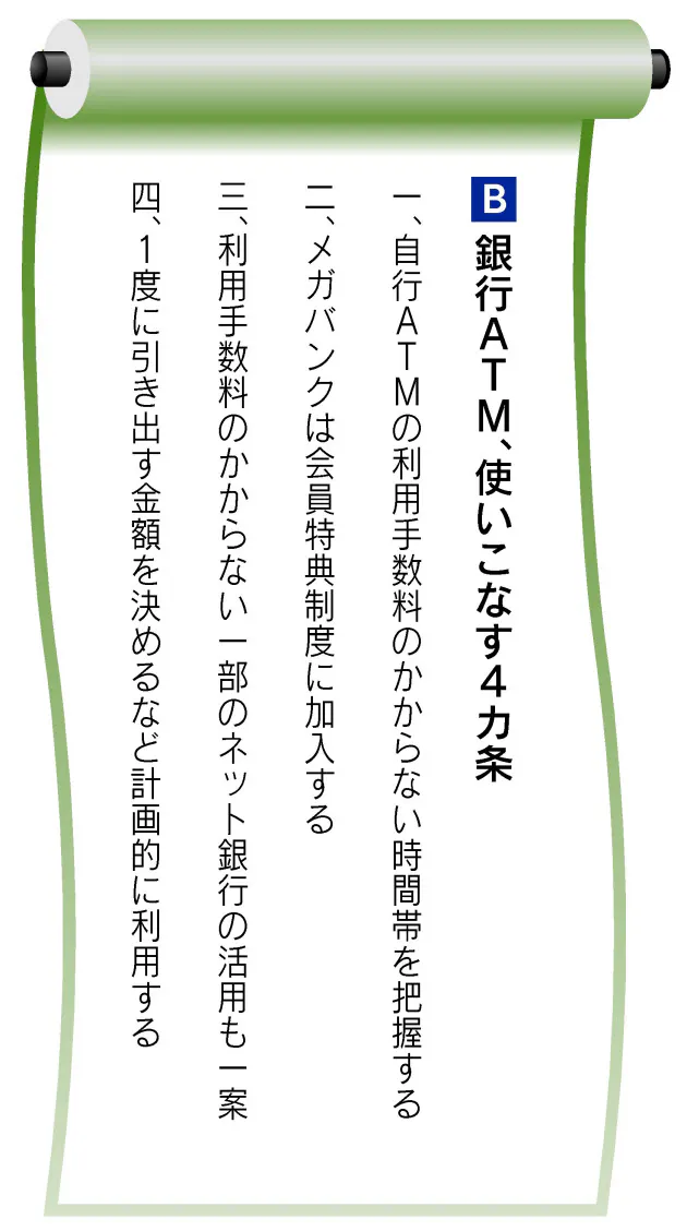 さらば手数料 Atmを無料で使いこなす4カ条 Nikkei Style