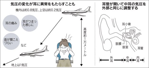 飛行機に乗ると耳が痛い 航空性中耳炎対策あり Nikkei Style