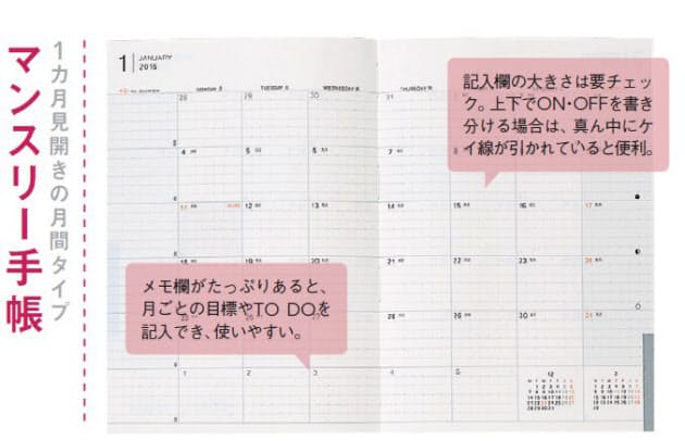 来年1年間愛用できる ぴったりの手帳の選び方 Woman Smart Nikkei Style
