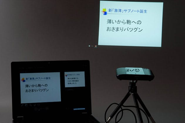 ミニプロジェクター C 10w は営業の最強ツール Mono Trendy Nikkei Style