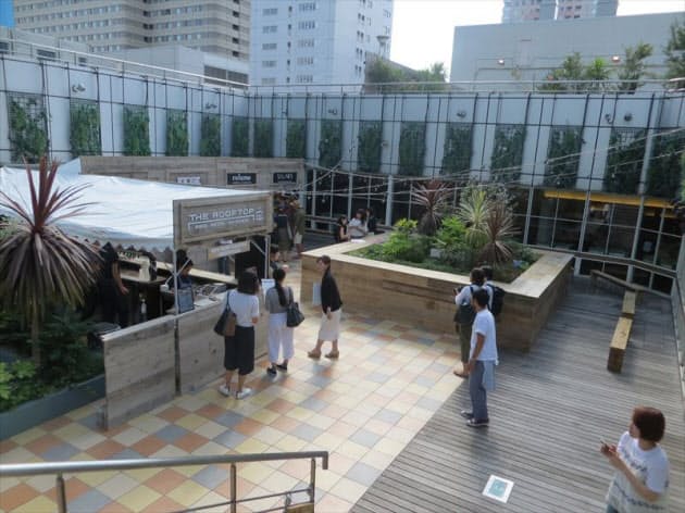 池袋駅ビル上におしゃれな ちょい飲み ビアガーデン Nikkei Style 池袋駅ビル上におしゃれな ちょい飲み ビアガーデン Nikkei Style