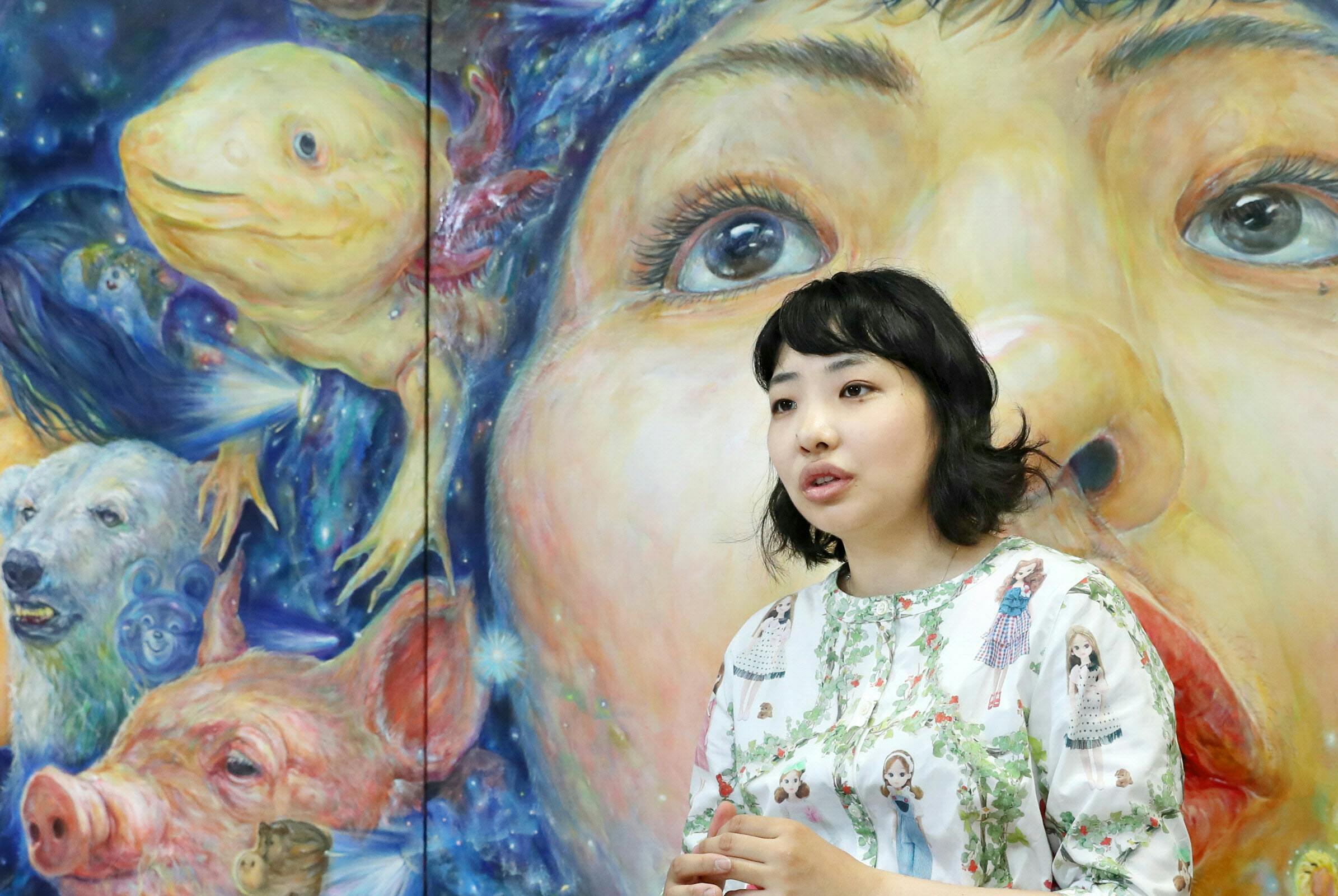 生々しく共感生む きもかわいい自画像で世界へ Nikkei Style