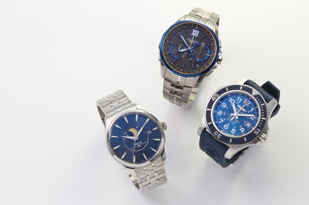 腕時計にもネイビー人気 個性際立つ青文字盤3選 Mono Trendy Nikkei