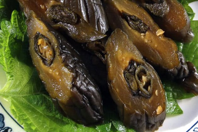 千葉県の名物 鉄砲漬 ウリの中にはトウガラシ Nikkei Style 千葉県の名物 鉄砲漬 ウリの中にはトウガラシ Nikkei Style