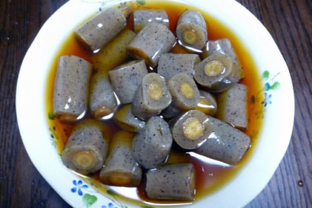 千葉県の名物 鉄砲漬 ウリの中にはトウガラシ Nikkei Style 千葉県の名物 鉄砲漬 ウリの中にはトウガラシ Nikkei Style