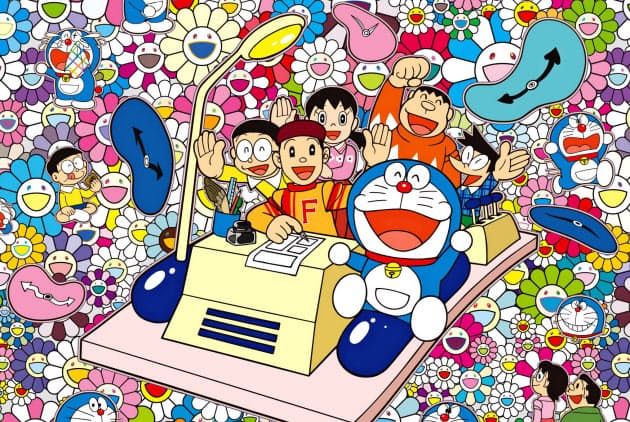 ドラえもん 現代美術に 村上隆ら昭和漫画から着想 Nikkei Style ドラえもん 現代美術に 村上隆ら昭和漫画から着想 Nikkei Style