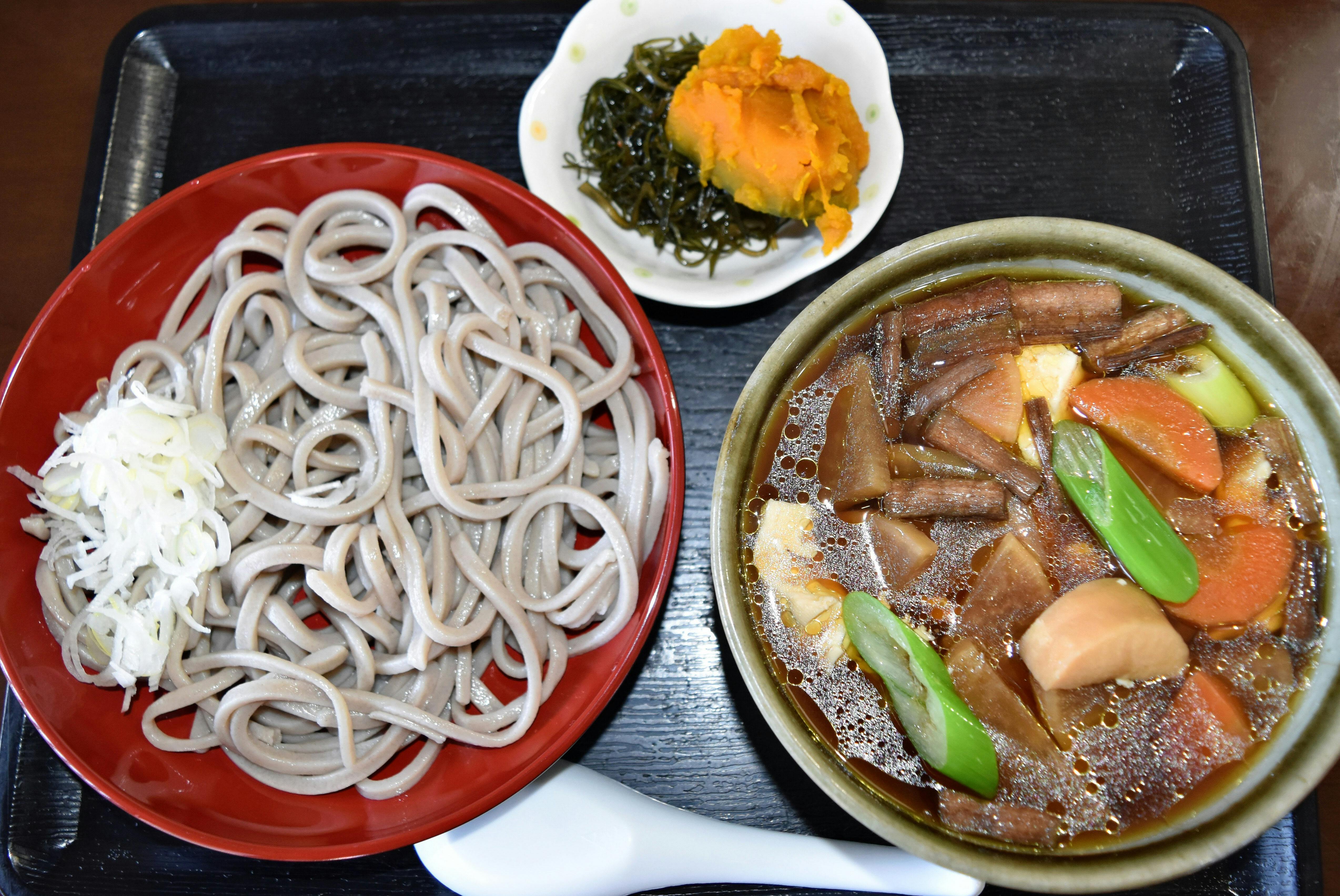 茨城県北 つけけんちんそば 具だくさんで濃いめの汁 Nikkei Style