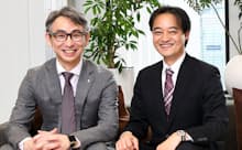 白坂成功氏(右)と長島聡氏