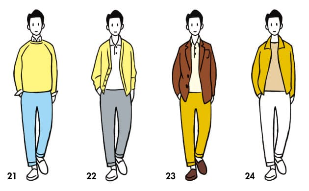 28の具体例で学ぶ 2018年トレンドカラーの組み合わせ Men S Fashion