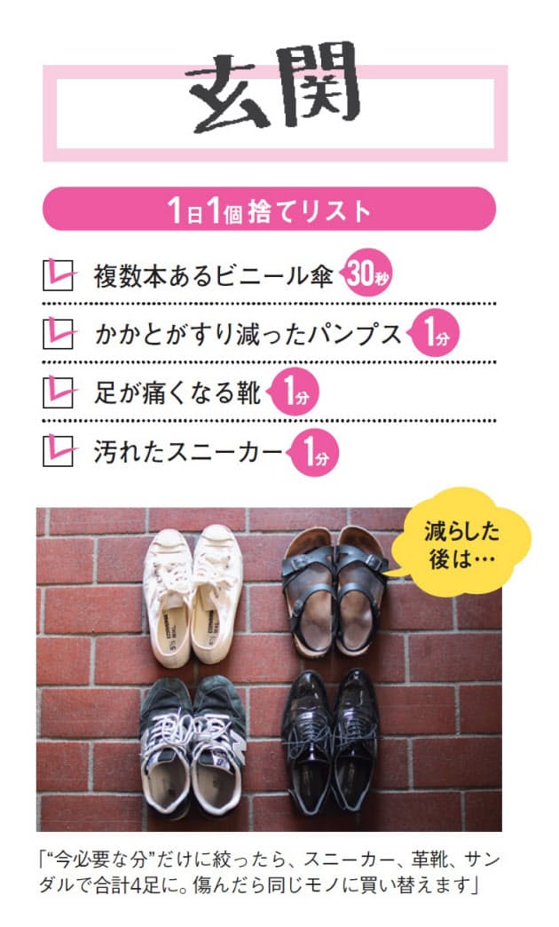 少し時間に余裕がある休日におすすめ 4カ月で家中スッキリ 1日1個 30秒の断捨離習慣 Nikkei Style