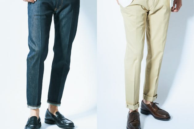 涼しげな くるぶし丈 演出 2分で見違えるパンツ術 Men S Fashion Nikkei Style