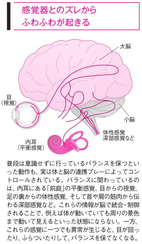 めまい ふわふわ 肩こり