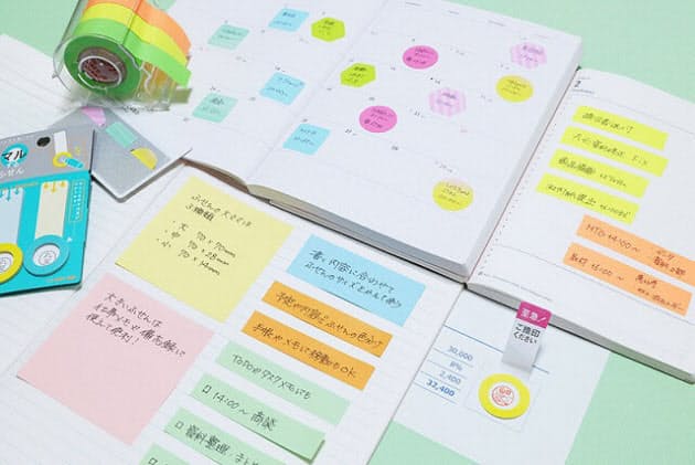 仕事も手帳もパワーアップ 一芸付箋を使いこなす Nikkei Style 仕事も手帳もパワーアップ 一芸付箋を使いこなす Nikkei Style
