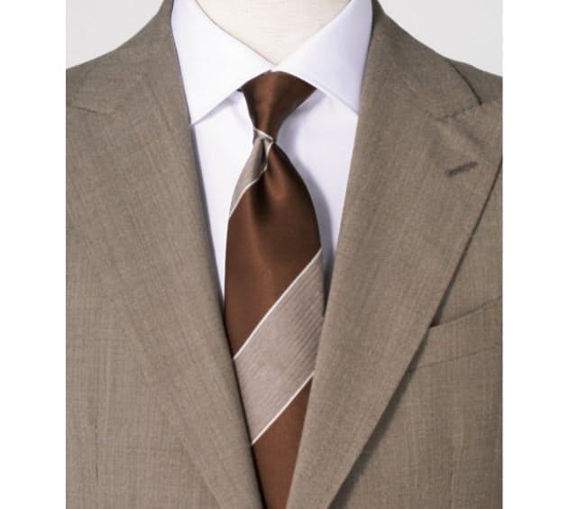 男の胸元vゾーン見本帳 ブラウンスーツをどう攻める Men S Fashion Nikkei Style