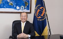 神田外語大学の宮内孝久学長。三菱商事時代には、サウジアラビアやメキシコに駐在した経験を持つ