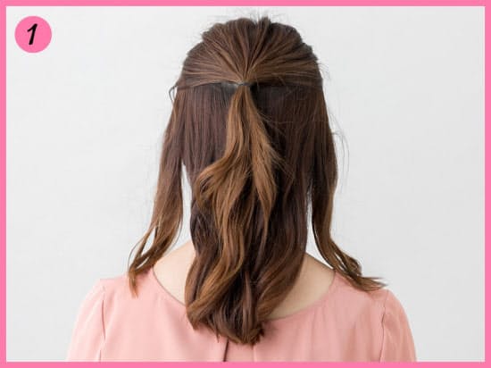 知的な印象アップ ミディアムヘアのツイストまとめ髪 Woman Smart Nikkei Style