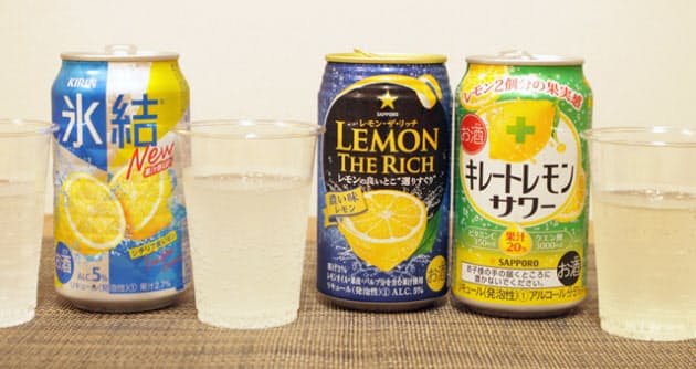 レモンサワー缶8種を飲み比べ あなたのお気に入りは グルメクラブ Nikkei Style