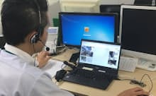 ビデオチャットシステムを活用し、事故状況を遠隔調査する仕組みを導入