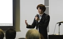 講演するビジネスリサーチラボ代表の伊達洋駆氏
