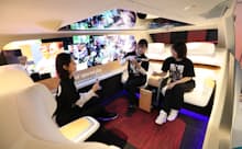 自動車は完全自動運転が実現すると内装も変わる(パナソニックが2019年10月の東京モーターショーで発表した自動運転車「スペース・エル」)