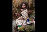 5700年前にバルト海の島に住んでいた「ロラ」の想像図(IMAGE BY TOM BJÖRKLUND) 5700年前にバルト海の島に住んでいた「ロラ」の想像図(IMAGE BY TOM BJÖRKLUND)