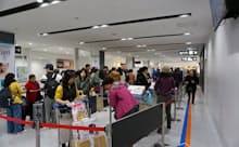 地方空港を利用する中国人観光客が増えている(静岡空港)