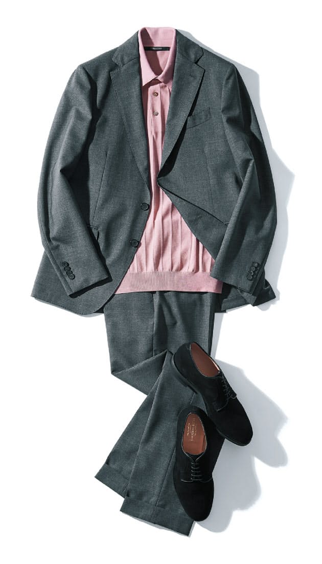 春の差し色はスモーキーピンク グレースーツが新鮮に Men S Fashion Nikkei Style
