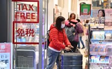 国内のインバウンド消費は足元では減少している