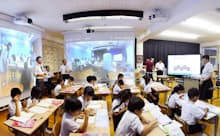 地方創生も企業もイノベーションの重要性は同じ(愛媛県西条市における遠隔合同授業 写真提供:愛媛県西条市)