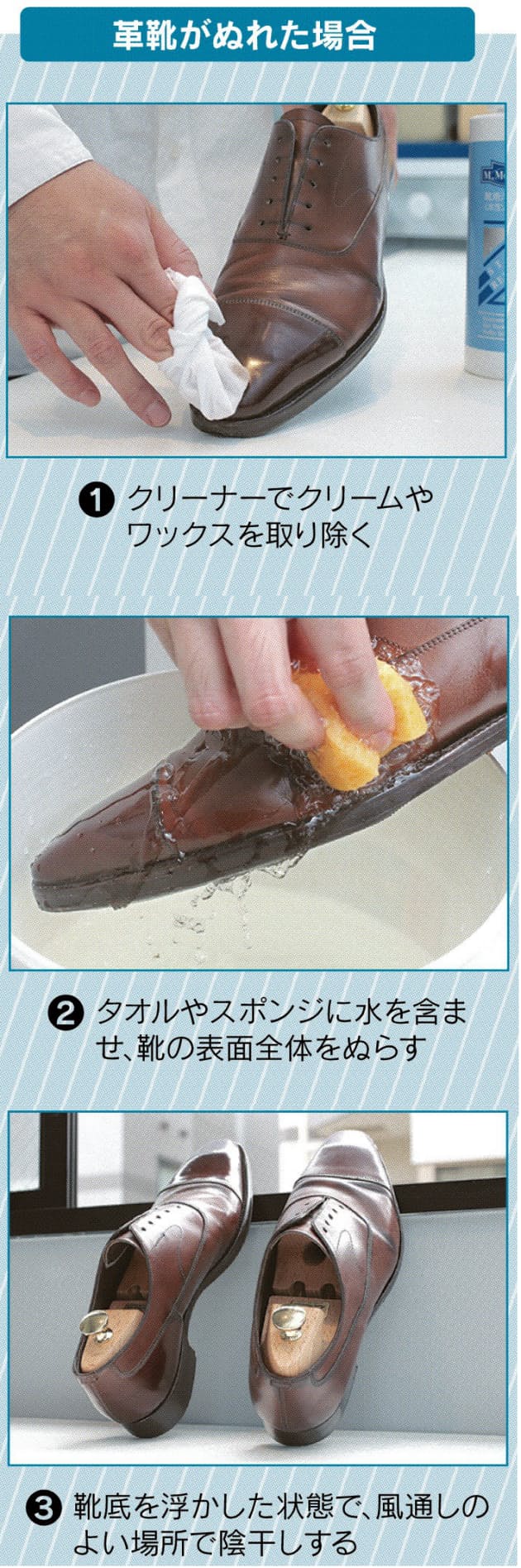 梅雨どきの足元のケア 革靴は乾かす前に表面ぬらす Nikkei Style 梅雨どきの足元のケア 革靴は乾かす前に表面ぬらす Nikkei Style