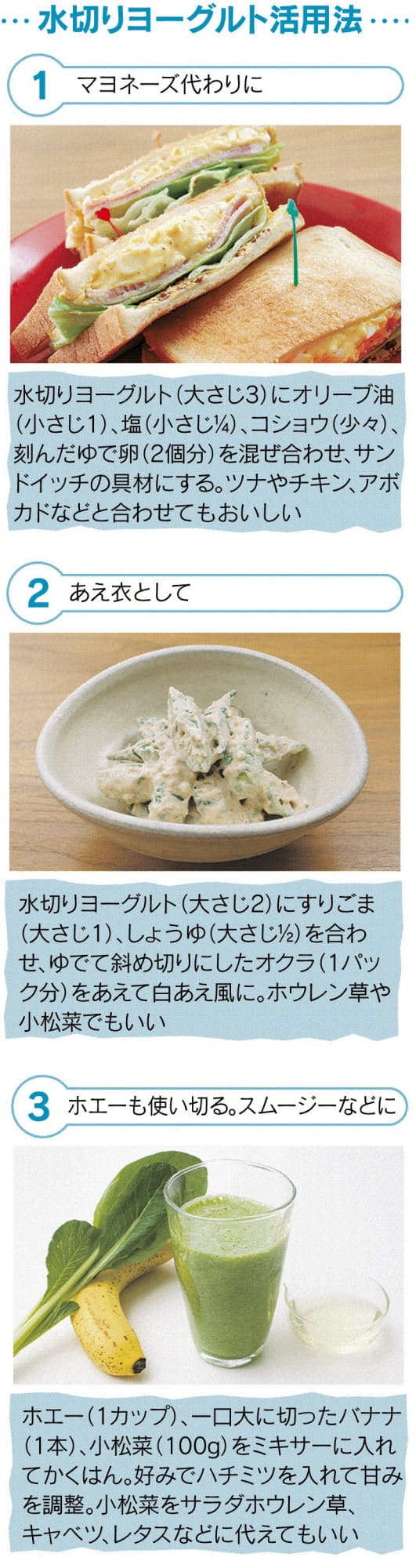 栄養たっぷり ホエーも活用 夏バテに水切りヨーグルト 前菜やマヨネーズ代わりに Nikkei Style