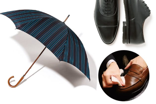 防水ドレス靴とおしゃれ傘 ゲリラ豪雨でも安心の装い Men S Fashion Nikkei Style