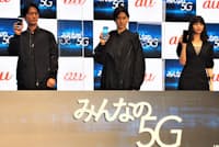 KDDIはauブランドの新端末・新サービス発表会「UNLIMITED WORLD au 5G 発表会 2020Autumn」を2020年9月25日に開催。5G対応スマホ6機種などを新たに発表した KDDIはauブランドの新端末・新サービス発表会「UNLIMITED WORLD au 5G 発表会 2020Autumn」を2020年9月25日に開催。5G対応スマホ6機種などを新たに発表した