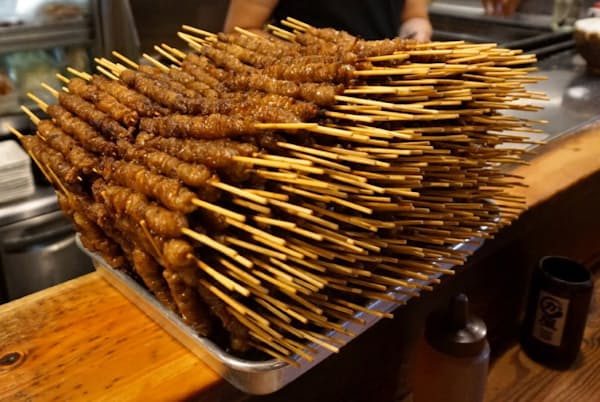 「かわ屋」は系列店を含め毎日100キログラムを仕込む 「かわ屋」は系列店を含め毎日100キログラムを仕込む