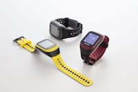 摂取カロリーを自動計測してくれる活動量計「GoBe3」。本体カラーは、「ブラック・グレー」「バーガンディ・ブラック」「イエロー・ブラック」の3種類 摂取カロリーを自動計測してくれる活動量計「GoBe3」。本体カラーは、「ブラック・グレー」「バーガンディ・ブラック」「イエロー・ブラック」の3種類