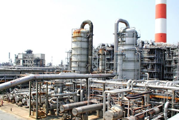 三井化学のプラント工場 三井化学のプラント工場