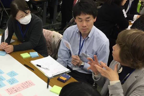 千葉県松戸市ではケアマネジャーや生活相談員を対象にACPを学ぶ研修も行われた 千葉県松戸市ではケアマネジャーや生活相談員を対象にACPを学ぶ研修も行われた