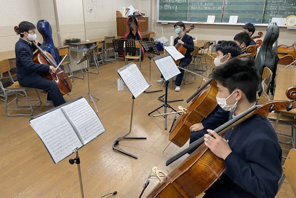 チェロの練習にはチェロ用の部屋がある チェロの練習にはチェロ用の部屋がある
