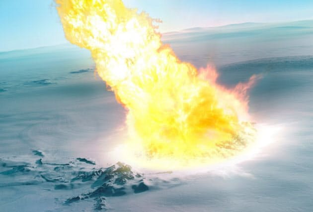 超高温ガスのまま地表へ 43万年前の隕石の空中爆発 Nikkei Style